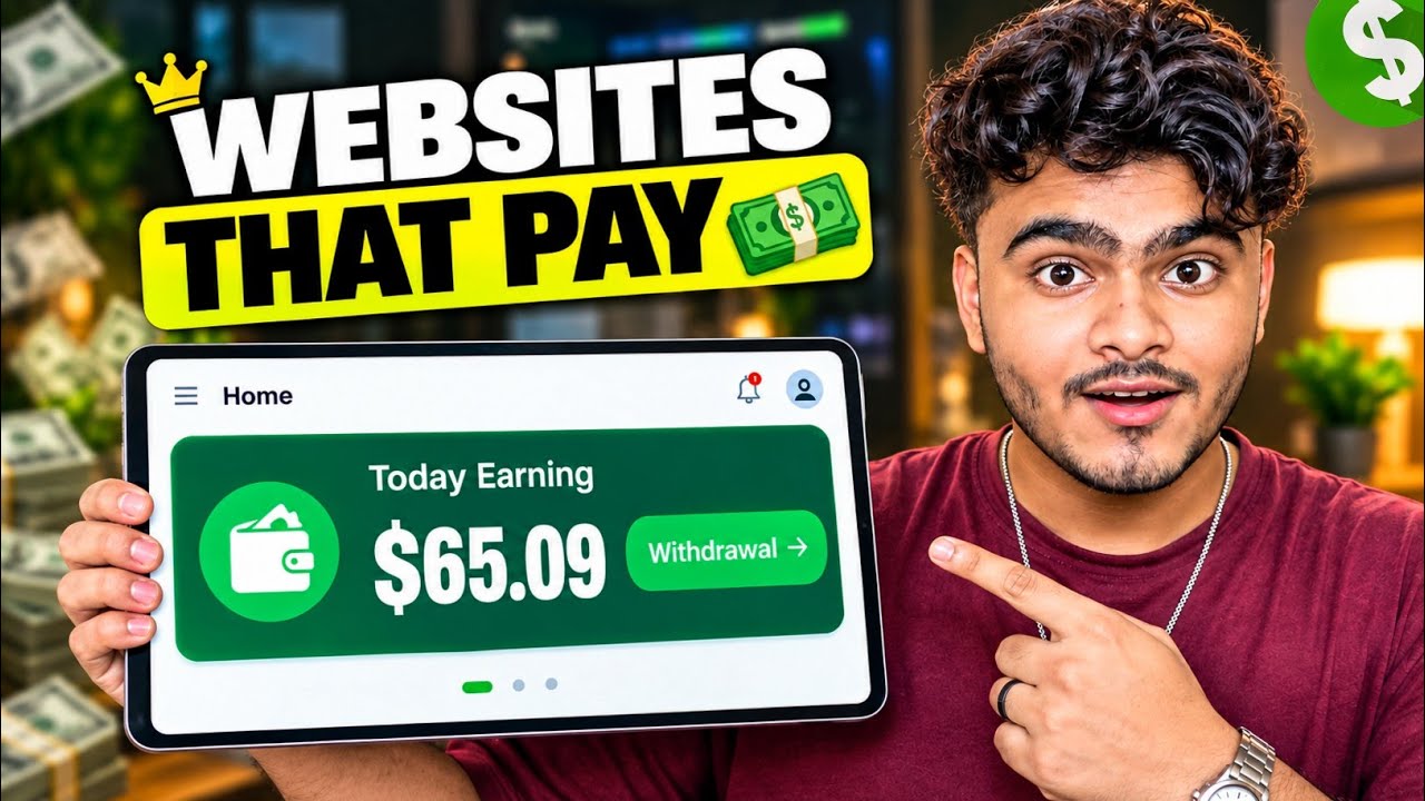 10 Websites That Actually Pay You Money 💰 | New Side Income Websites