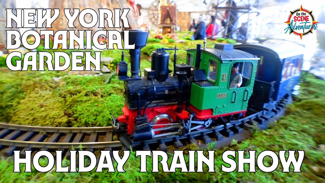 Checking out the Holiday Train Show at NYBG (New York Botanical Gardens) Fun Family Event
