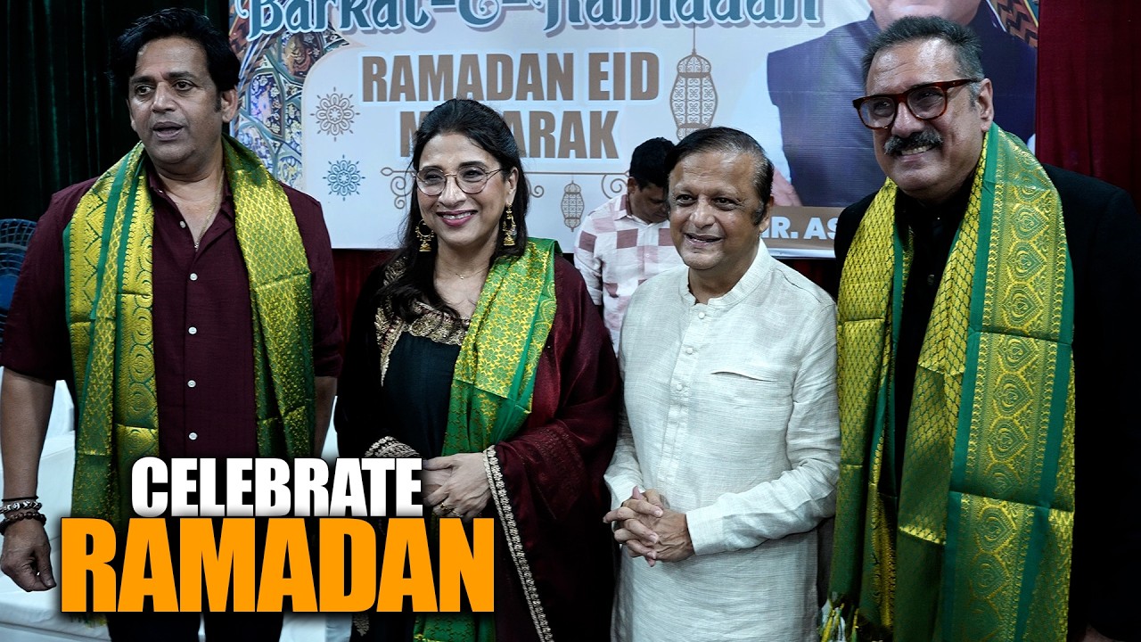 UNCUT - Ravi Kishan And Boman Irani with Wife Celebrate Ramadan With Asif & Saher Bhamla