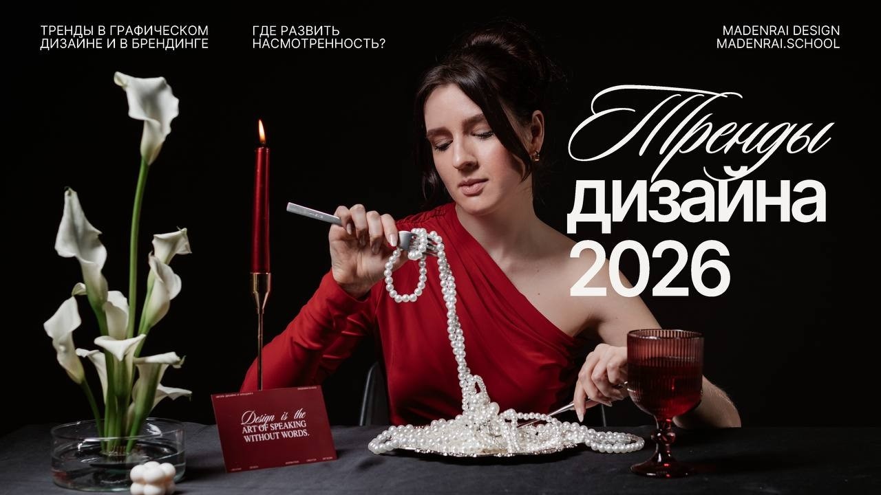 Тренды графического дизайна и брендинга 2026