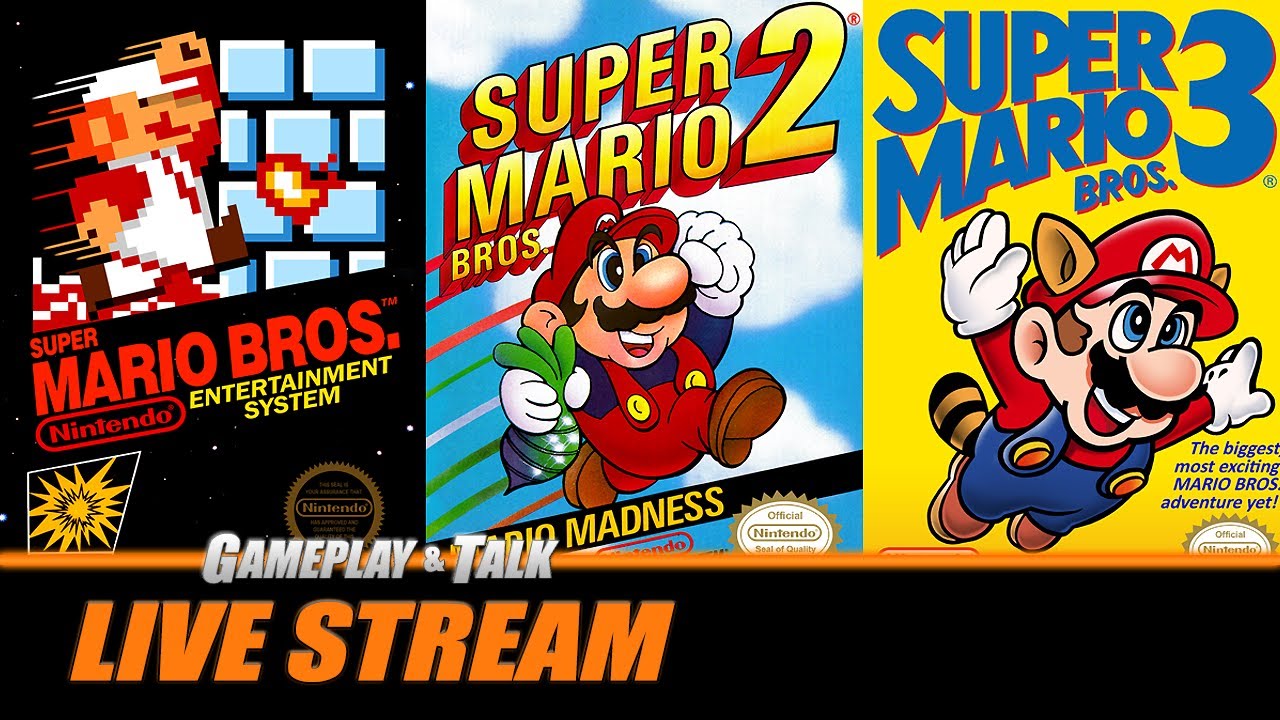 Super Mario Bros. Games! (variety stream) | Gameplay and Talk Live Stream #426