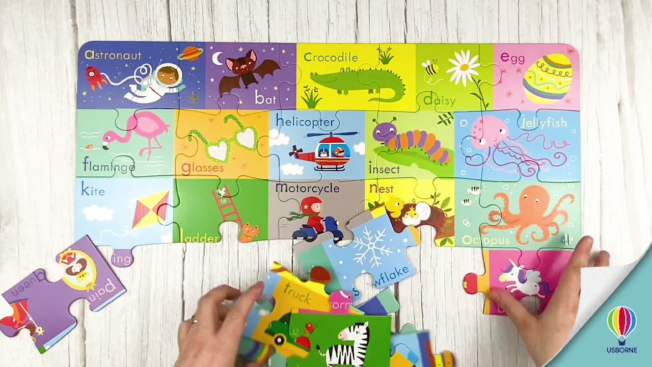 Usborne Book & Jigsaw - Alphabet