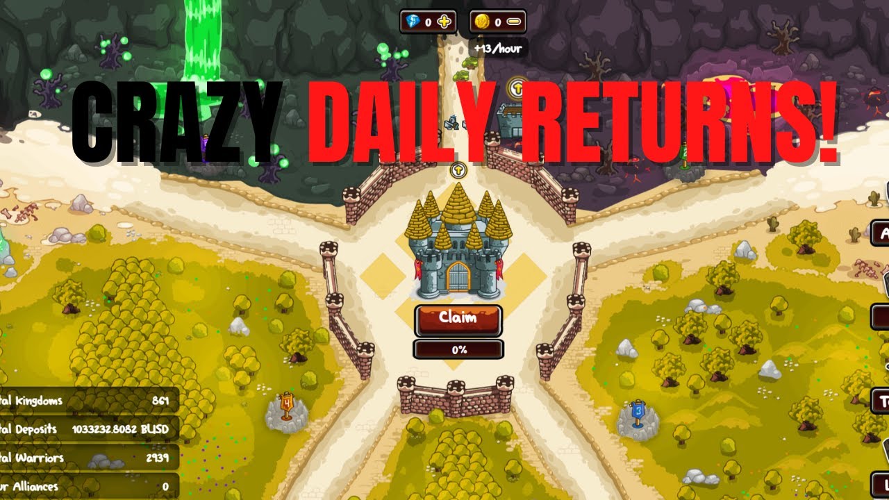 BUSD Kingdom (4.5-5.5% DAILY ROI) How To Start Earning Passive Income