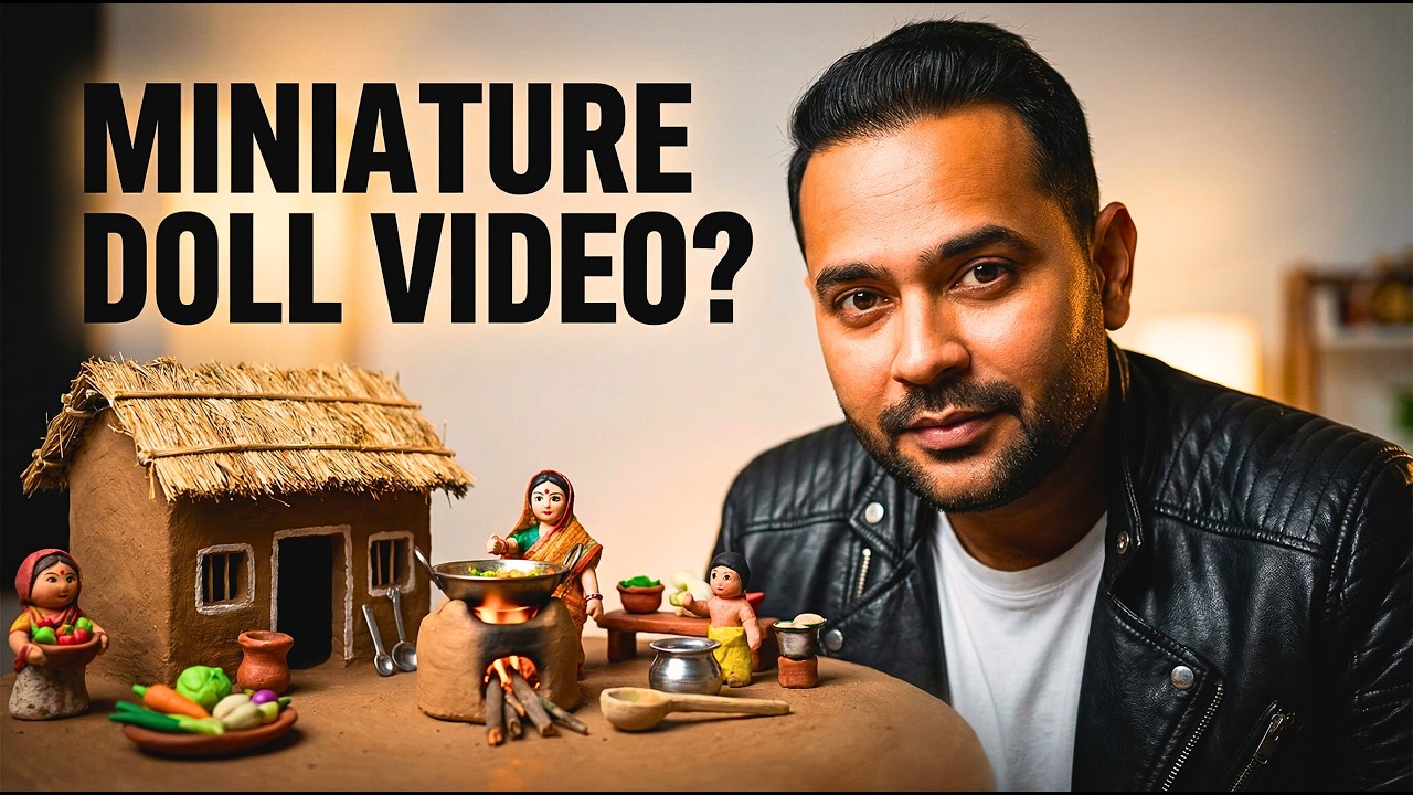 Miniature Doll ASMR Village Video Kaise Banaye  How to Make ASMR Doll Video