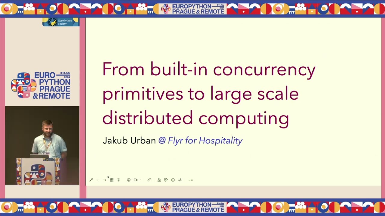 From built-in concurrency primitives to large scale distributed computing &mdash; Jakub Urban