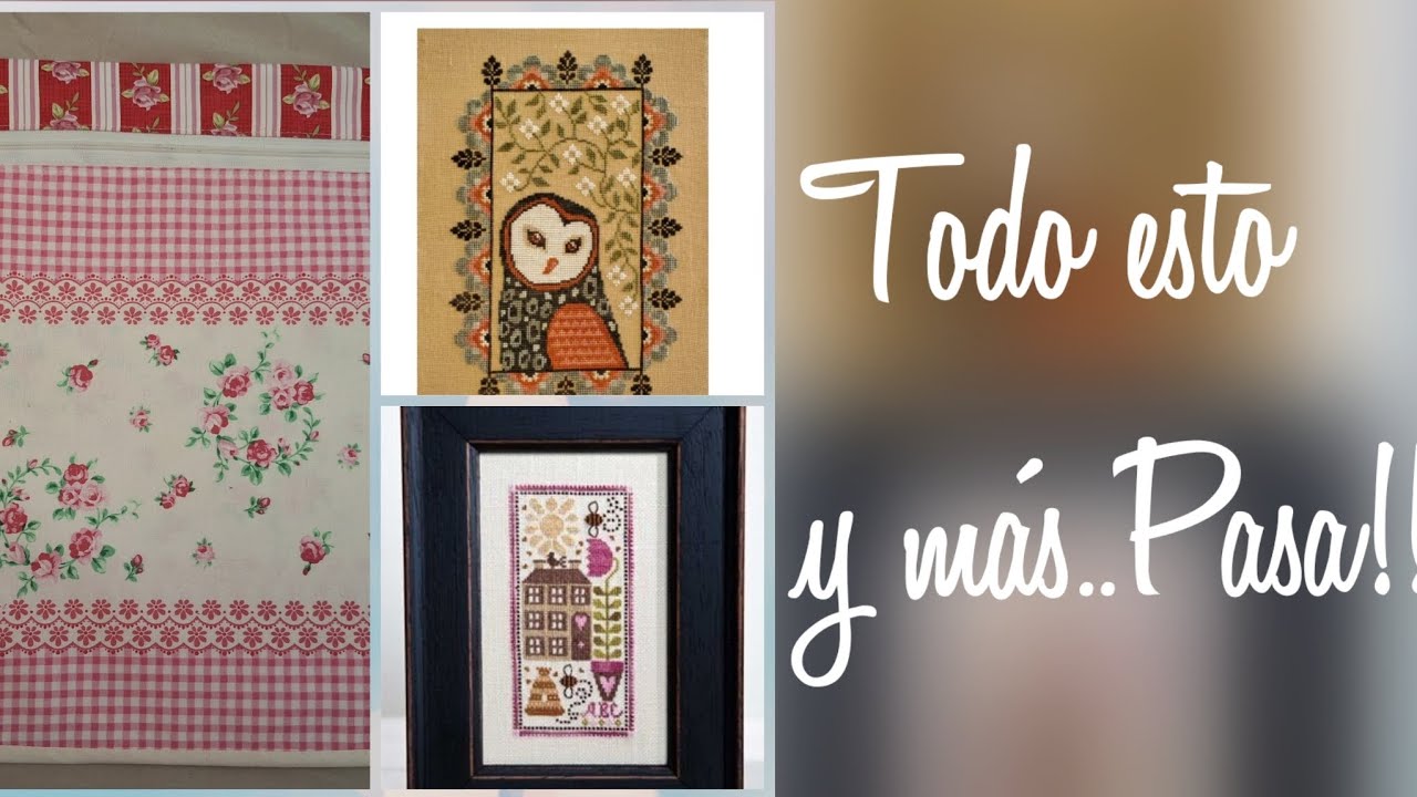 De todo un poco #1ksubscribers #hechoamano #crochet #manualidades #crossstitch   #bordado 
