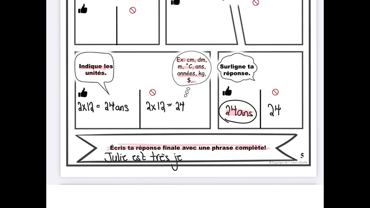 COURS 14 - Démarche résolution de problèmes