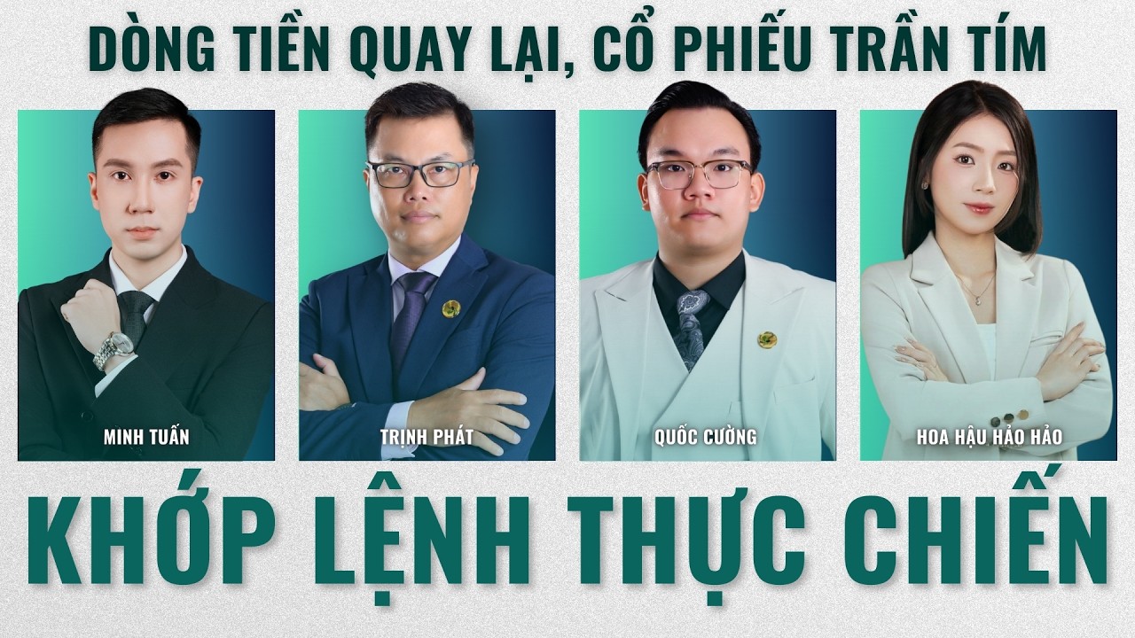Khớp Lệnh Thực Chiến: Phân Tích VNIndex - Nhóm Ngành, Cổ Phiếu Tiềm Năng Hôm Nay