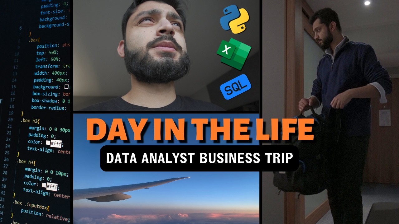 Data Analyst Day in the Life - Business Trip - Travelling as a Data Analyst ✈️🧳EPISODE 1