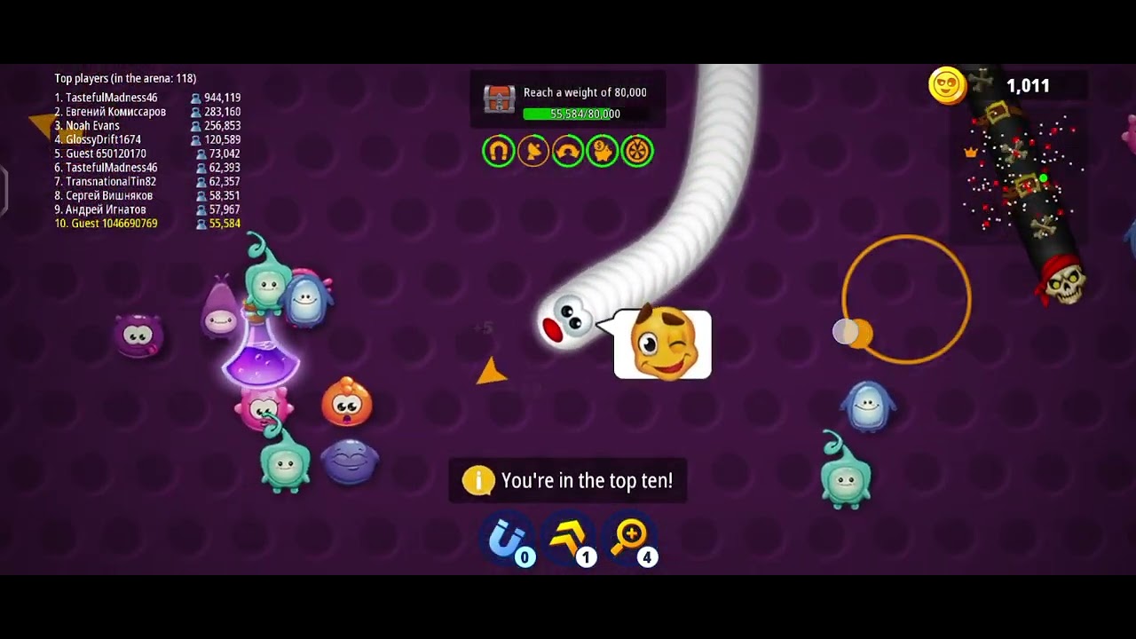 Worms zone 😱😱