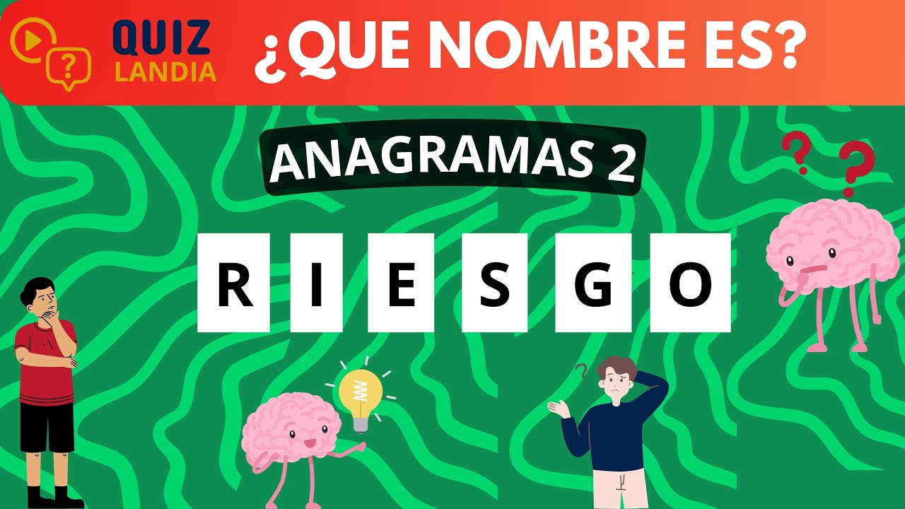 Ordena las letras y adivina el Nombre 🧠🤔 | Anagrama de Nombres de Personas | QuizLandia