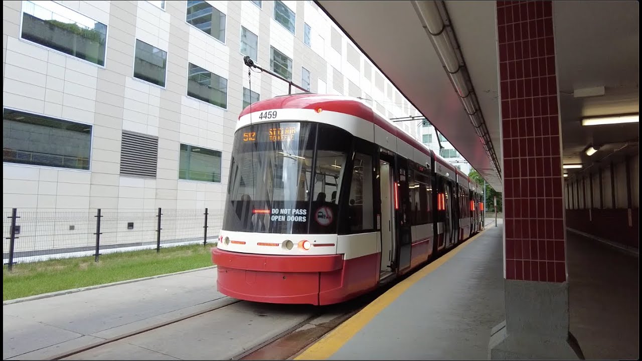 TTC 512 St.Clair Streetcar Ride #4459 from Bathurst St to St.Clair Stn (June 23rd, 2024)
