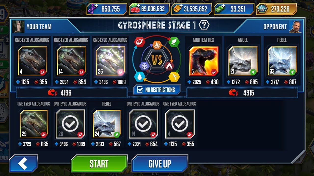 LATEST ATTRACTIONS - JURASSIC WORLD THE GAME 