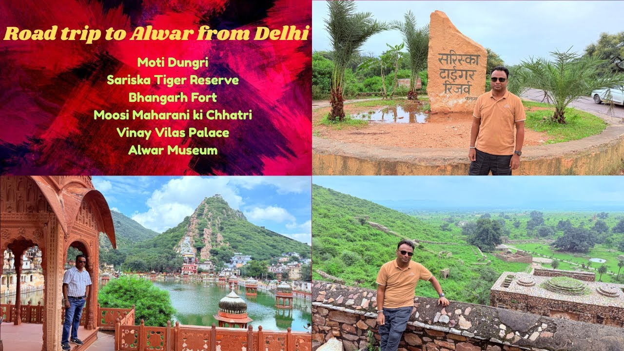 Alwar : Moti Dungri|Sariska Tiger Reserve|Bhangarh|Moosi Maharani Chhatri|Vinay Vilas Palace&Museum