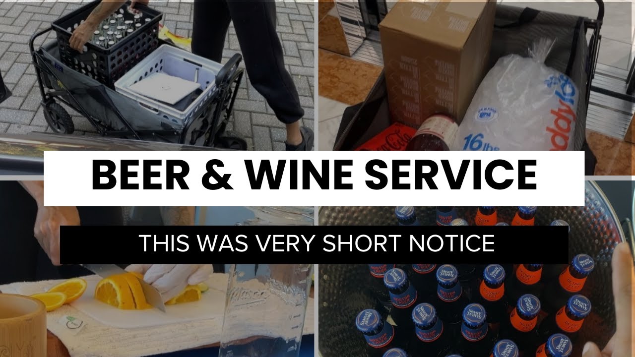 Portable Bar Rentals & Tables Are NOT INCLUDED With Service | Mobile Bartending