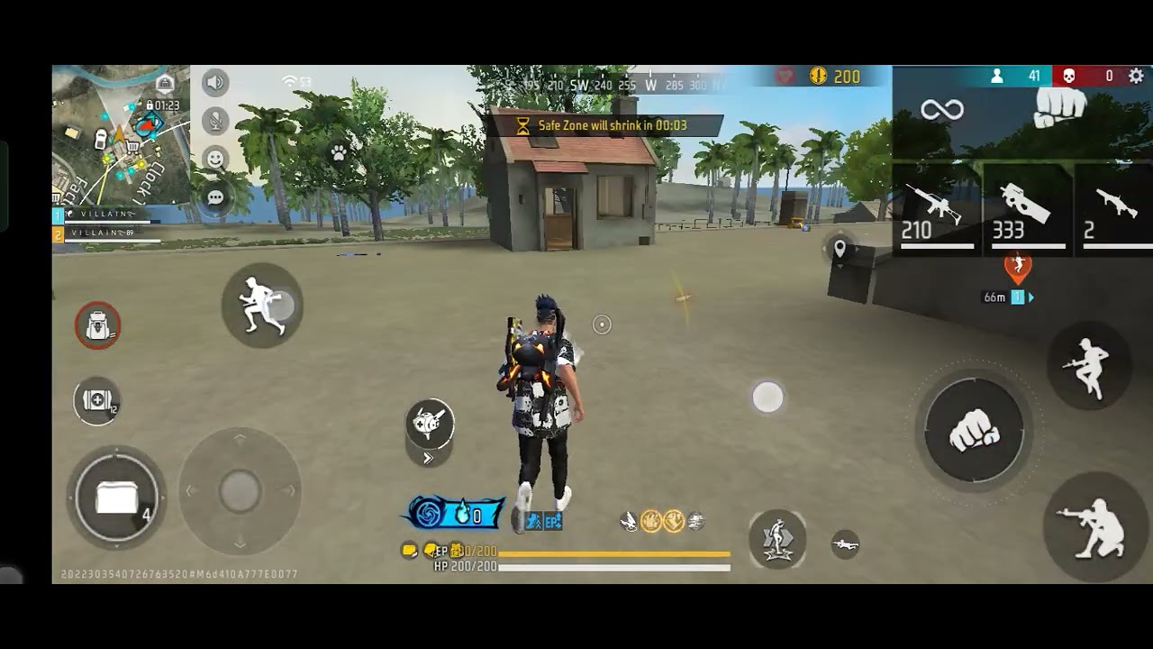 Free fire 🔥🔥🔥  #battle royale #shortfeed# Booyah with villan bro 🔥🔥