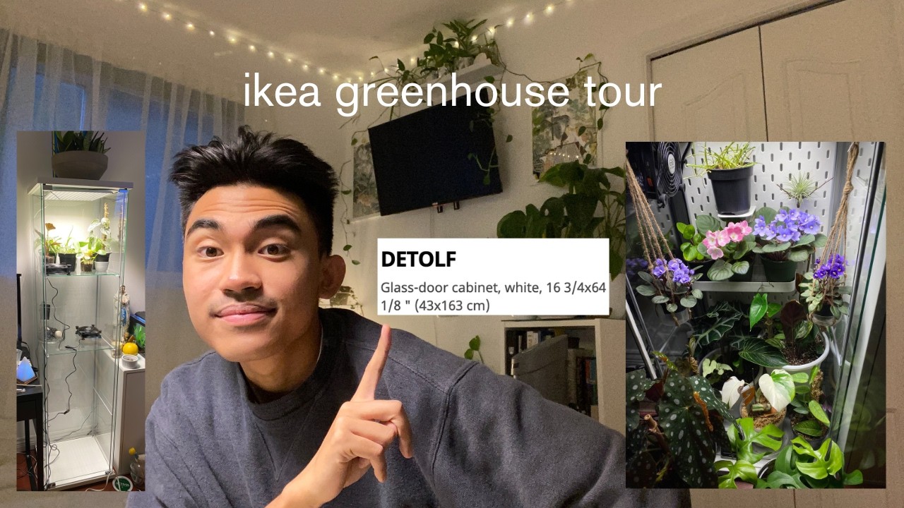 IKEA Greenhouse Cabinet Tour! (Detolf Edition)