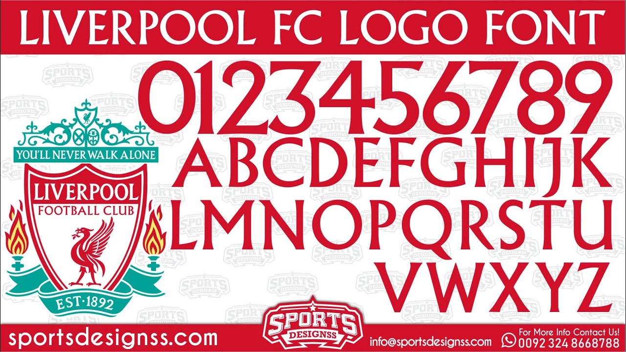 Get the Official Liverpool FC Logo Font - Download Now for Free_Liverpool FC Logo Font Free Download