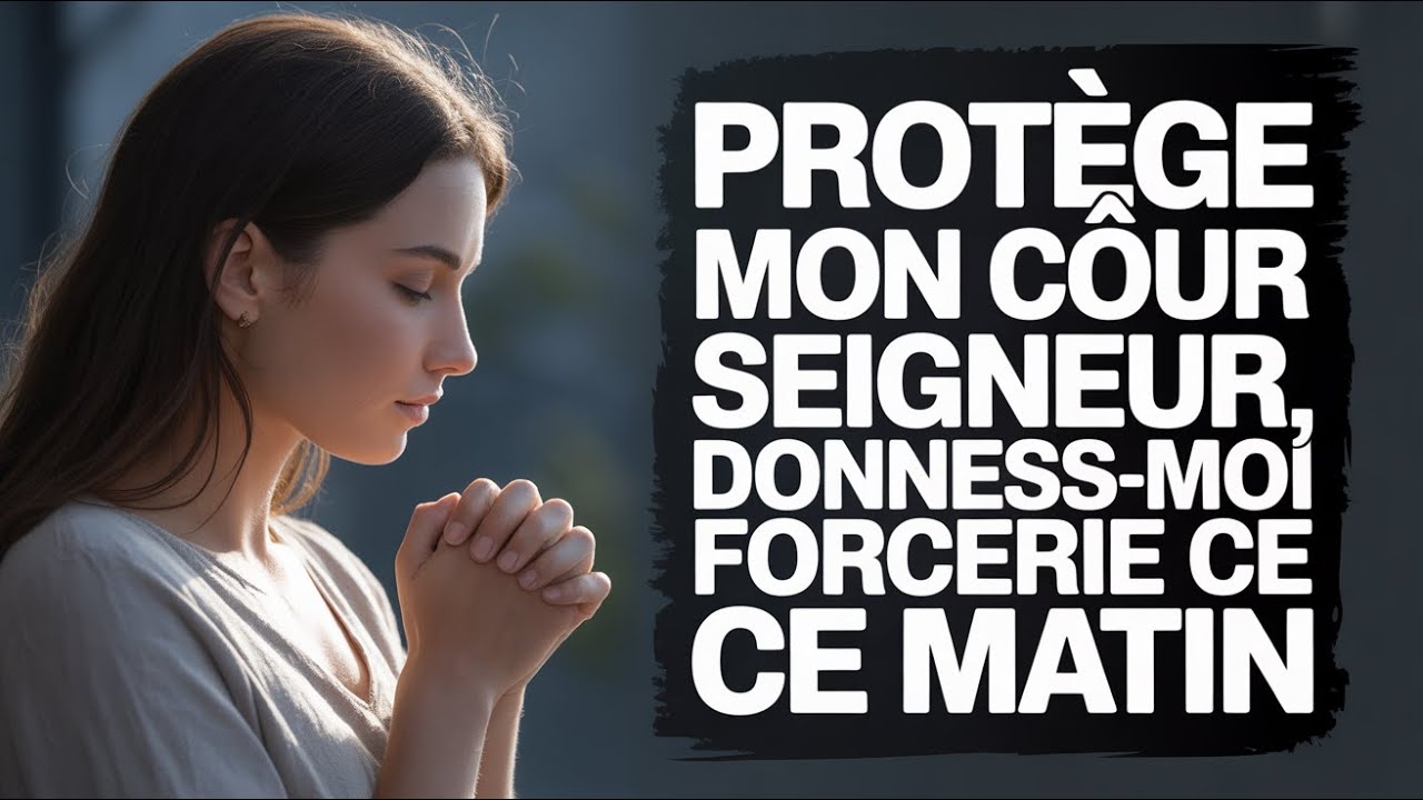Demandant la force divine, Seigneur, protège mon cœur et mon esprit ce matin