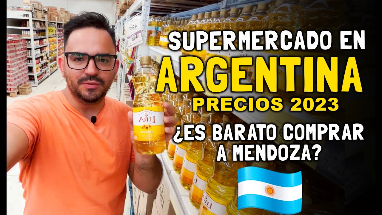 SUPERMERCADO en Mendoza ARGENTINA 2023 🇦🇷  ¿Es barato comprar en Mendoza? | CARREFOUR Precios 2023