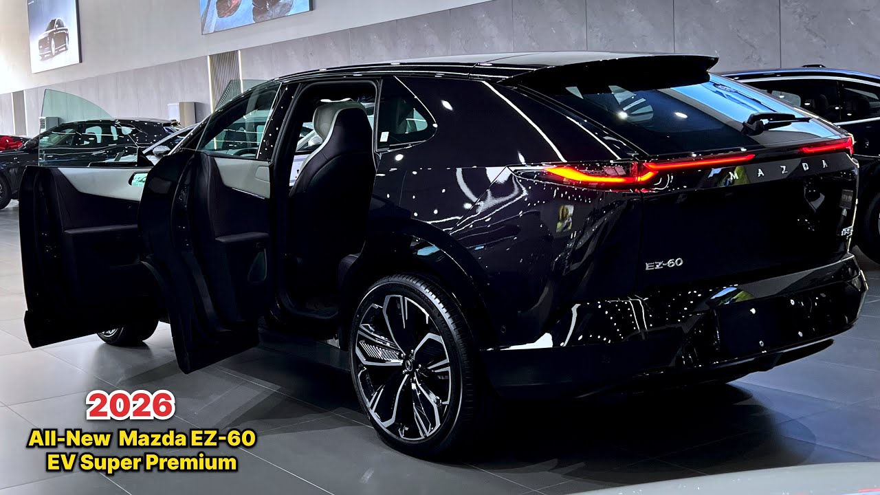 New Arrival! All-New 2026! Mazda EZ-60 EV - New Performance SUV Exterior and Interior Details
