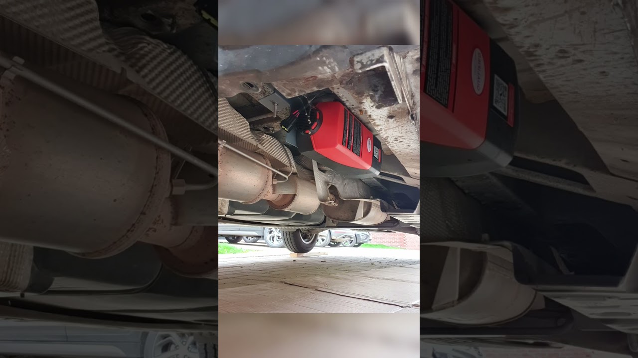 VW t6.1 fitting Diesel Heater under slung, driver's step Vent, B pillarDiptube Part1