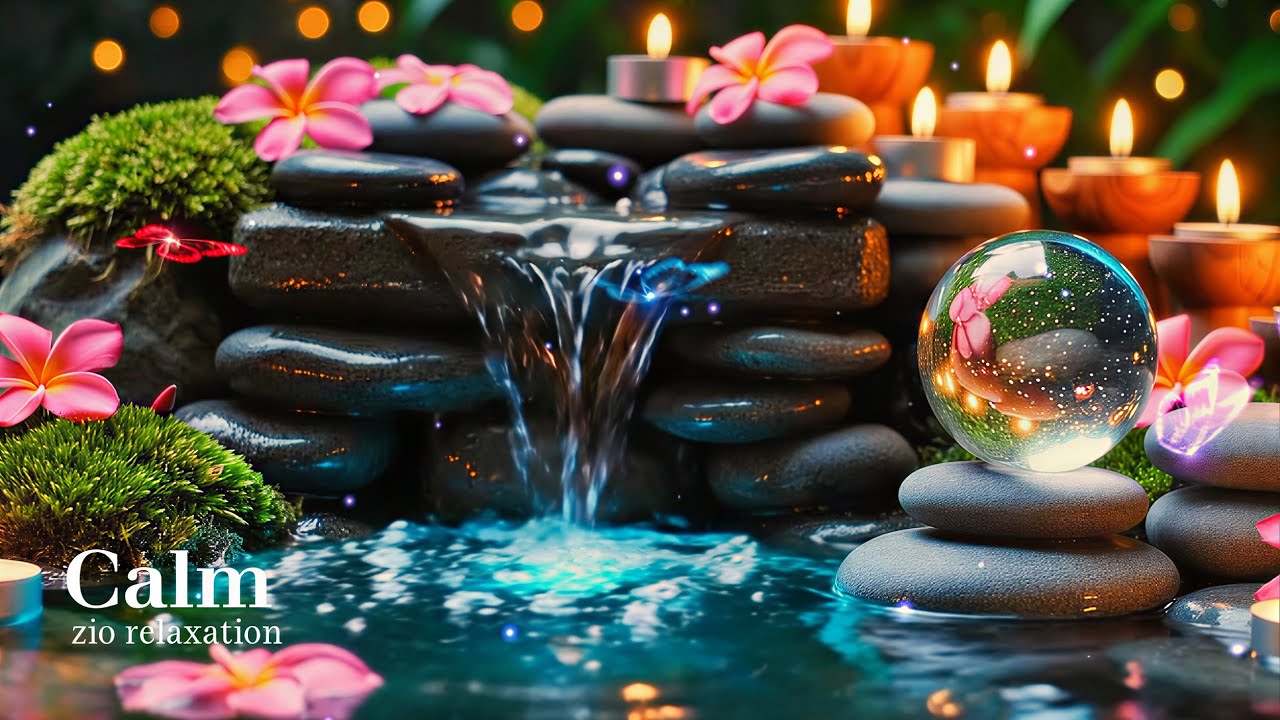 Deep Sleep Music 🌙 Piano & Water Sounds for Instant Anxiety Relief (Night Ambience) Series 4