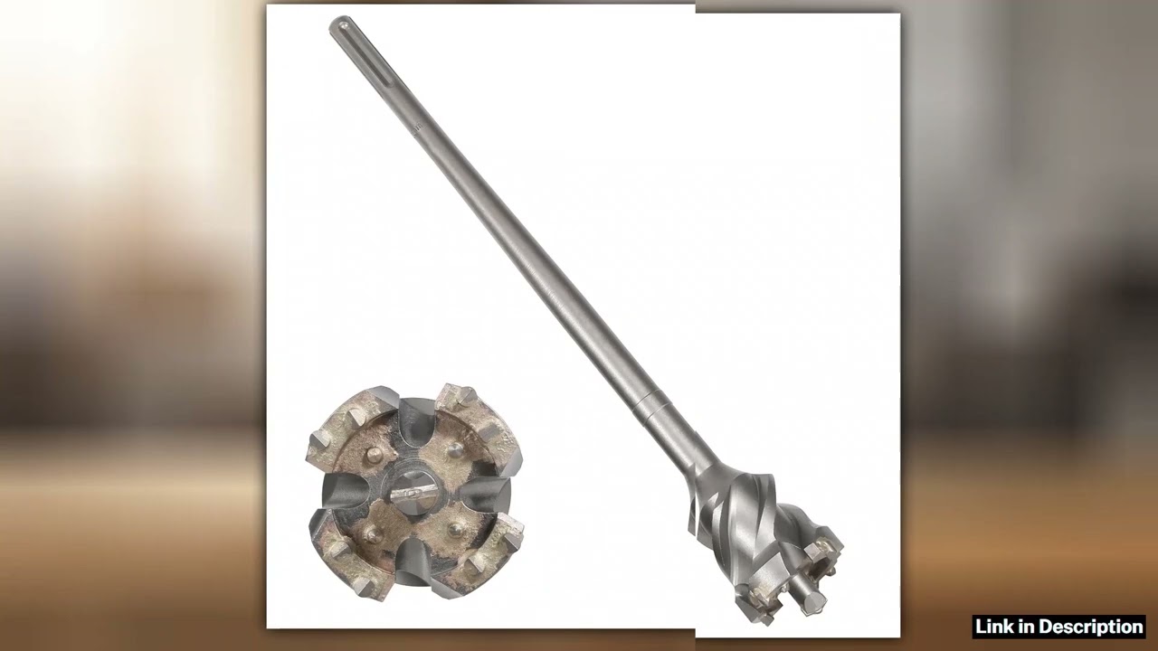 SDS MAX 3580mm Carbide Hole Saw Electric Hollow Core Drill Bit Shank 500mm Cement Stone Concrete Wa