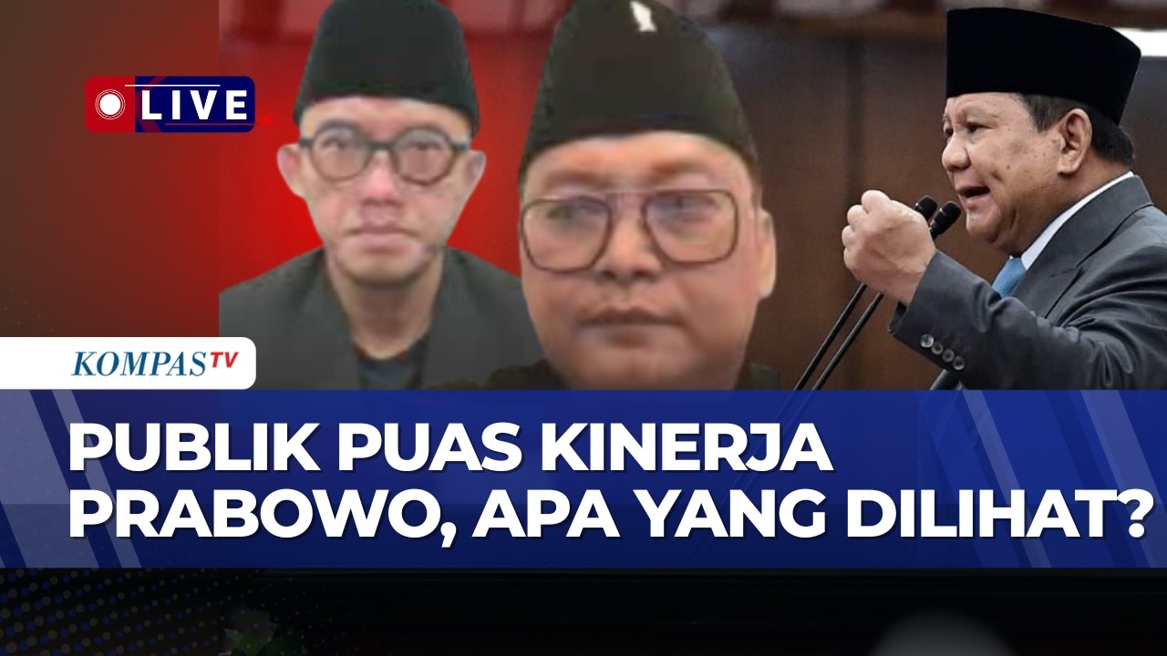 [FULL] Survei Indikator: 79,9 Persen Publik Puas atas Kinerja Presiden Prabowo, Apa Alasannya?