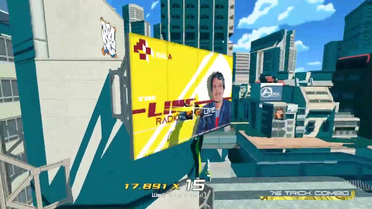 Bomb Rush Cyberfunk parkour+rollerblading it been while