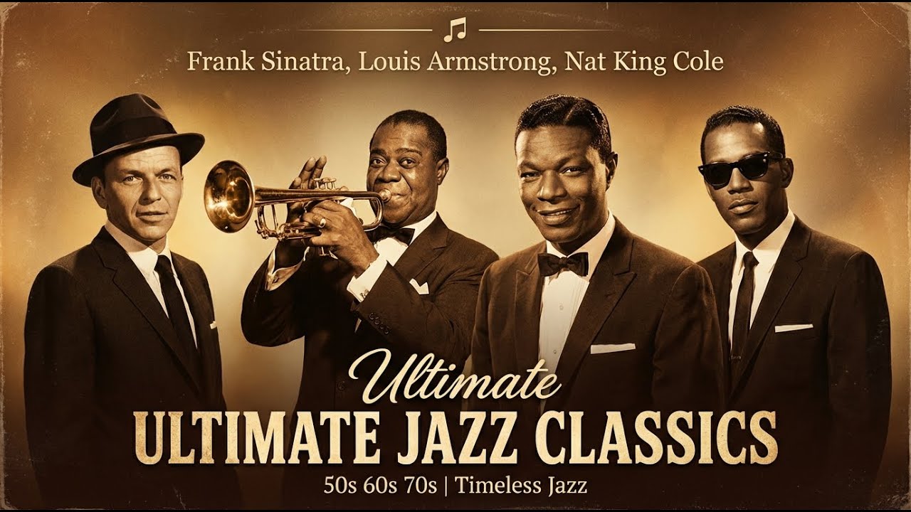 Timeless Jazz Legends 🎶 Vintage Jazz Vibes🎷Frank Sinatra, Louis Armstrong, Nat King Cole