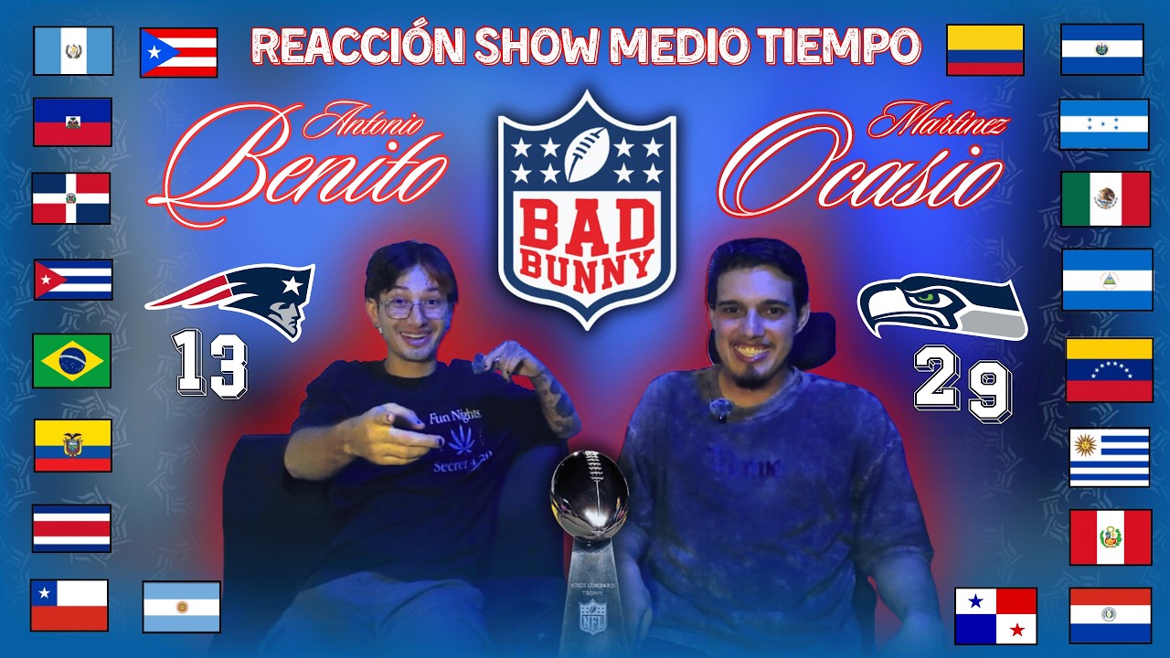 REACCIÓN MEDIO TIEMPO BAD BUNNY / HALFTIME SUPER BOWL - MITMIKKEL