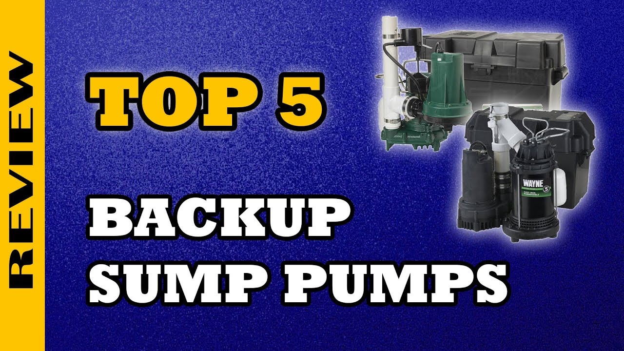 ✅ Best Battery Backup Sump Pump 2019 Review  ★★★★