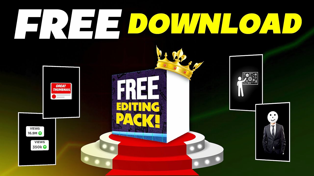 Download FREE Video Editing Material Pack in 1 Minute