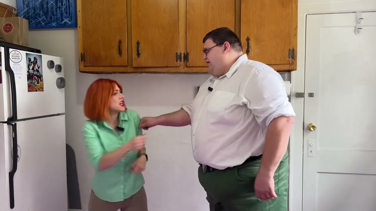 Peter gets hit with a frying pan ft @RealLifeLoisGriffin shot and edited by Amerikana Media