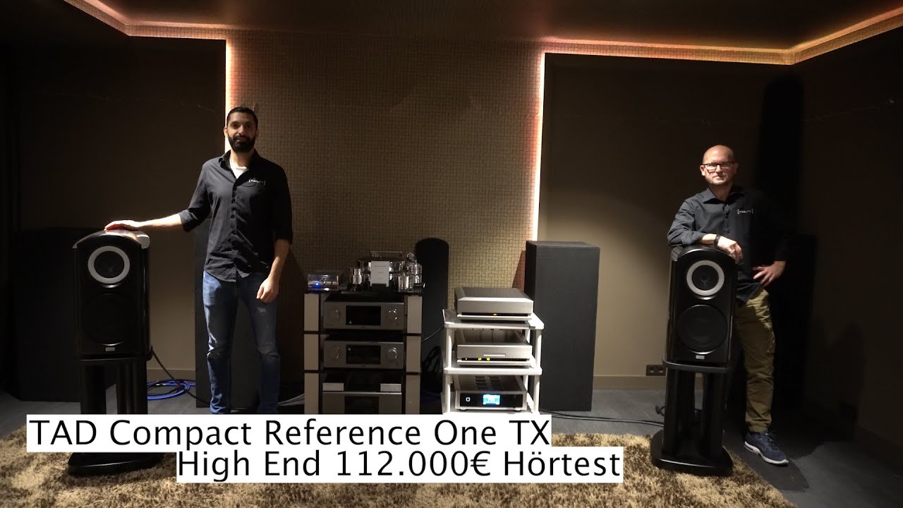 ‼️OMG👏 TAD CR1TX High End Audio Lautsprecher Hörtest an TAD M1000, D1000, NAD M12 & Goldkabel Kryo