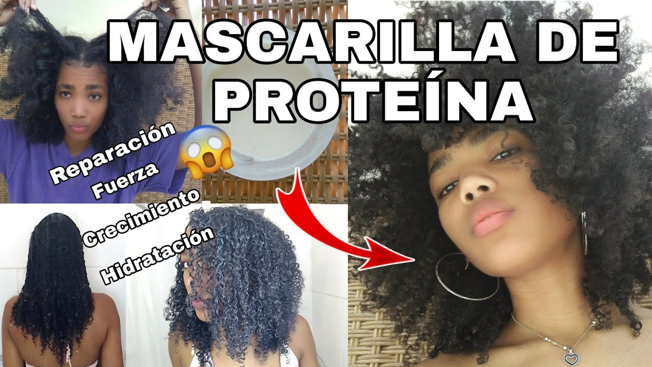 MASCARILLA DE PROTEÍNA PARA FORTALECER Y REPARAR EL PELO SECO, DAÑADO Y QUE NO CRECE |Rachell Santos