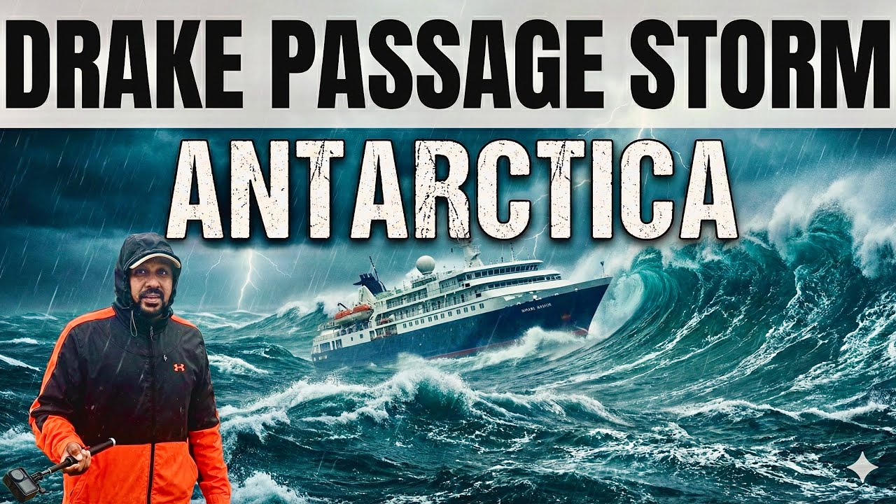 Surviving the Drake Passage || World&rsquo;s Roughest Sea  to ANTARCTICA 🇦🇶 || Pole to Pole Ep.12