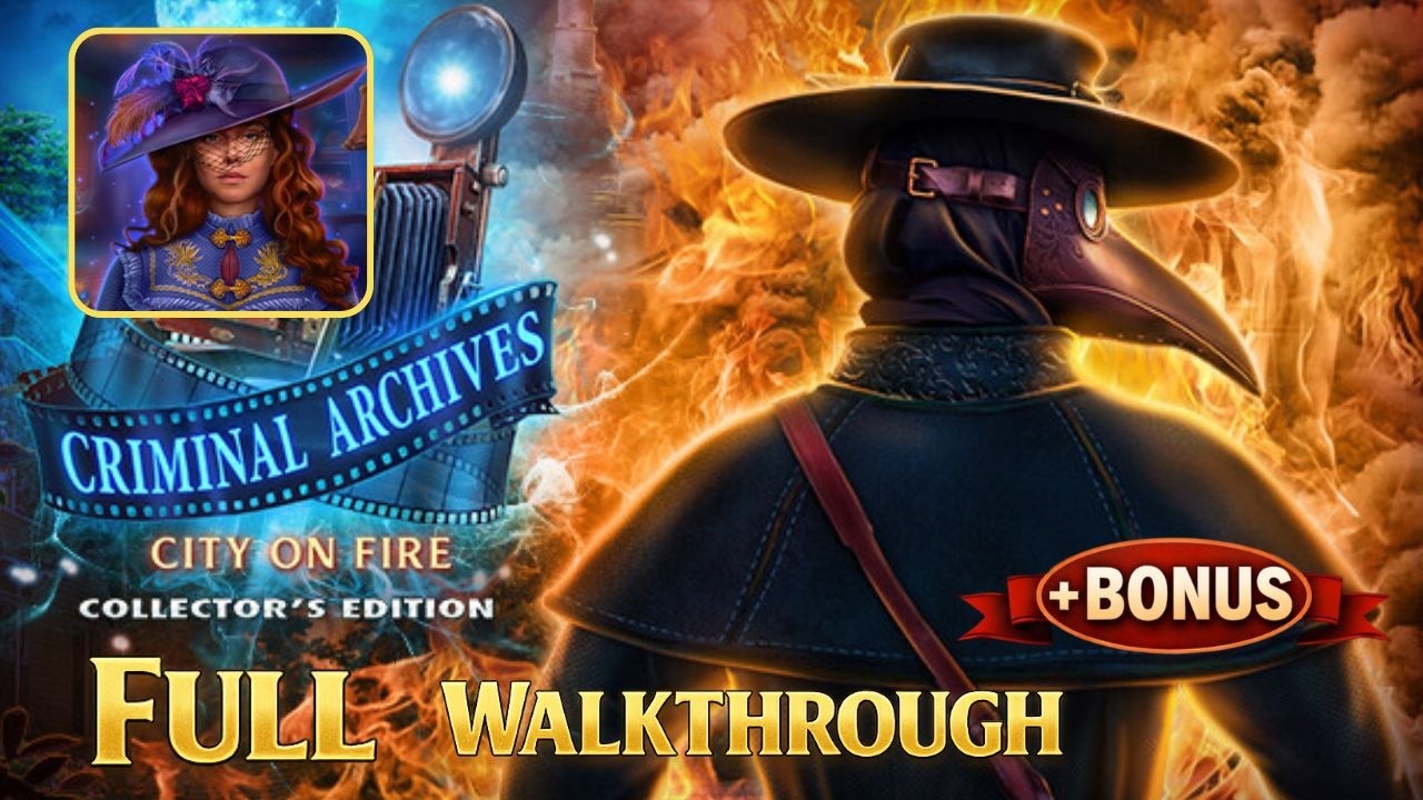 Criminal Archives 1: City on Fire FULL Walkthrough | +  Bonus