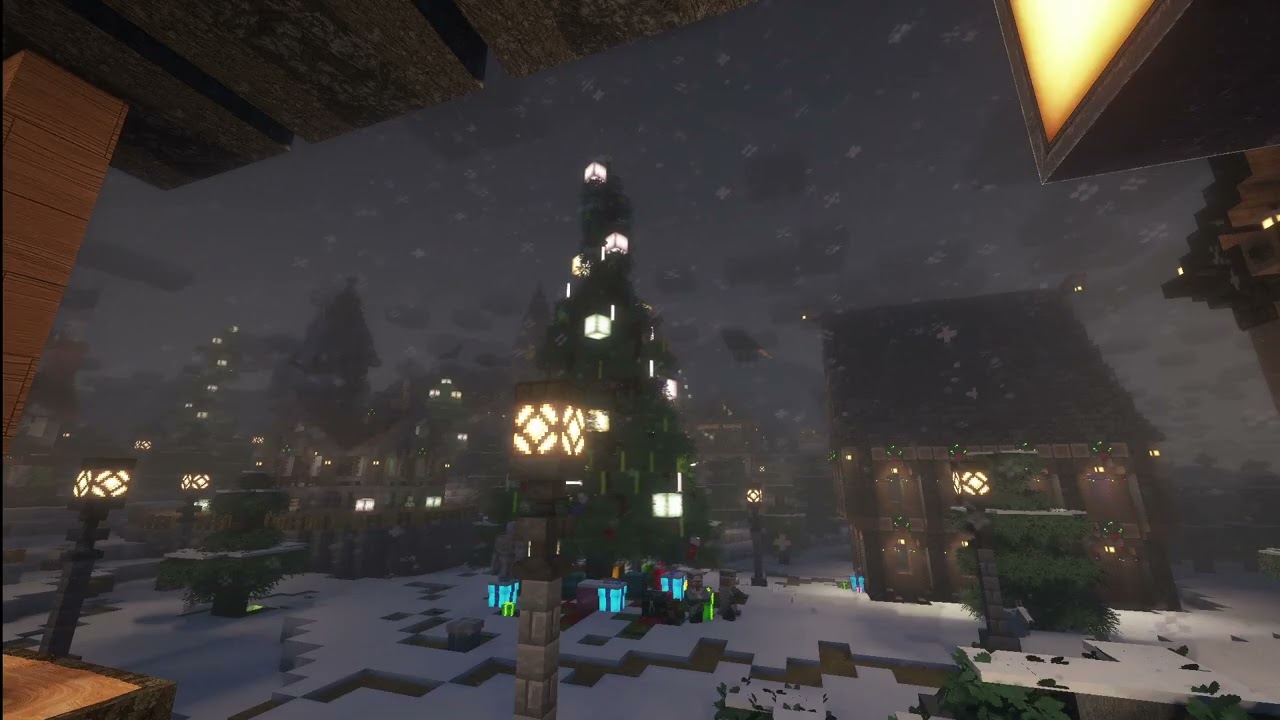 Cozy Minecraft City 🌿 Ambient ASMR | No Commentary