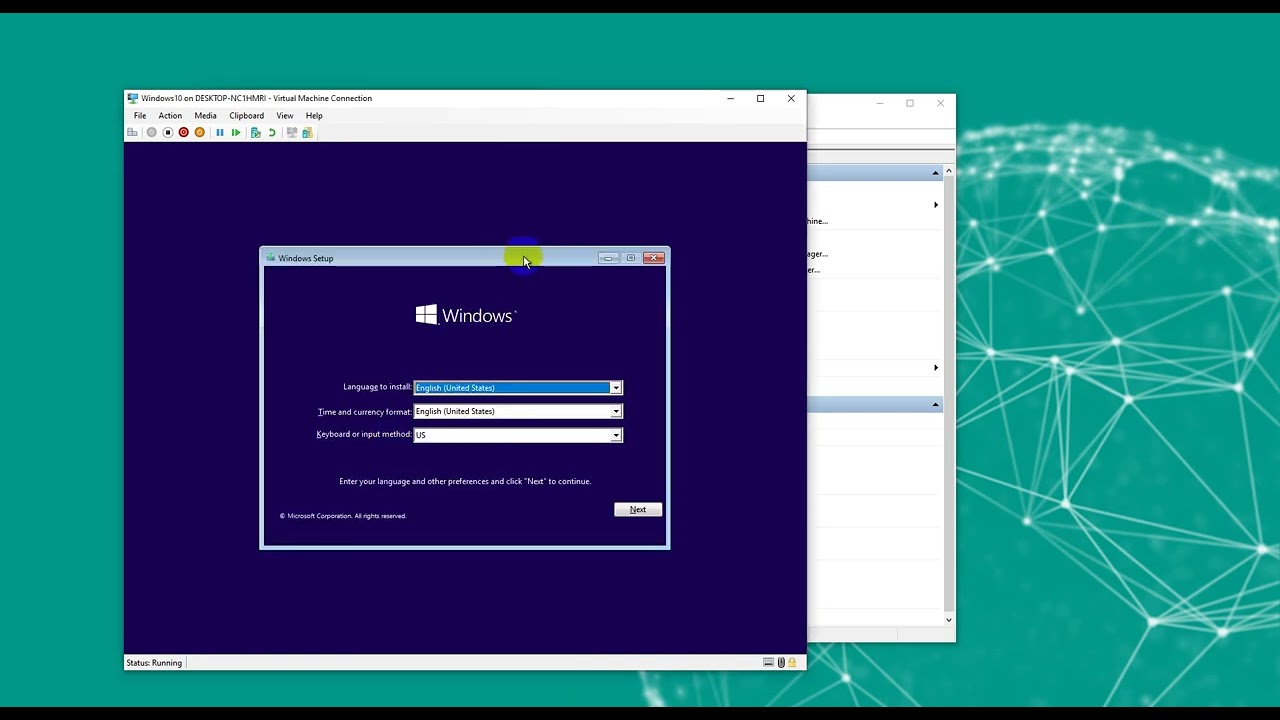 Install Windows 10 64 bit on Hyper V Full Tutorial