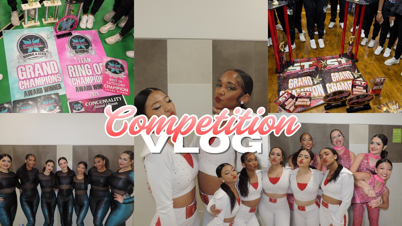 GRWM competition vlog | getting ready & behind the scenes | Maddi Moraa