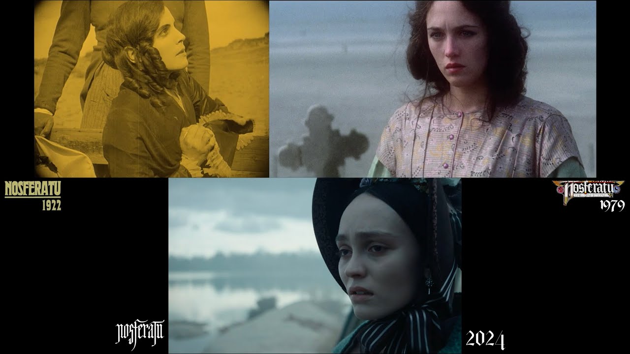 Nosferatu (2024/1979/1922) side-by-side comparison