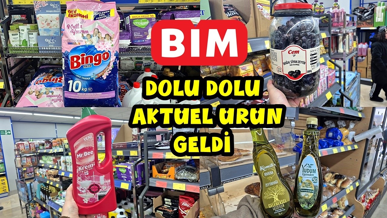 BİM YENİ GELEN AKTÜEL ÜRÜNLER 📣BİR ÇOK UYGUN FİYATLI ÜRÜN GELDİ🔔24 ŞUBAT BİM AKTÜEL ÜRÜNLER