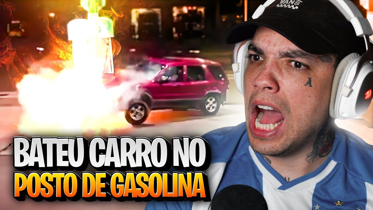Bateu o carro no posto de gasolina! 😱 | Idiotas em Carros #8