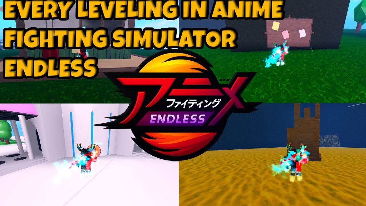 Every leveling in Anime Fighting Simulator: Endless!