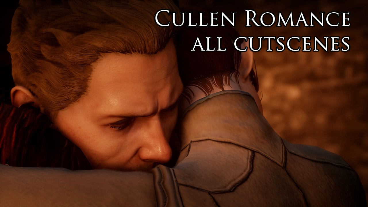 Dragon Age Inquisition - Cullen Romance All Cutscenes [Include Trespasser]