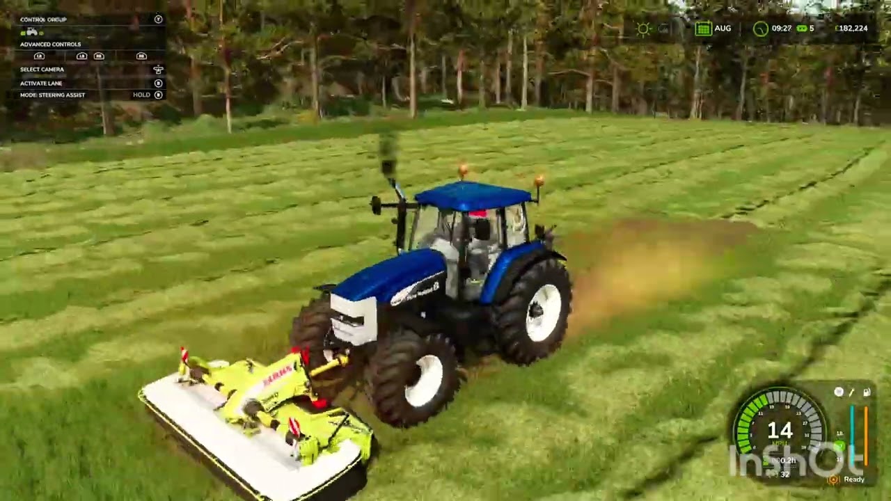 Doing a bitta mowing 
