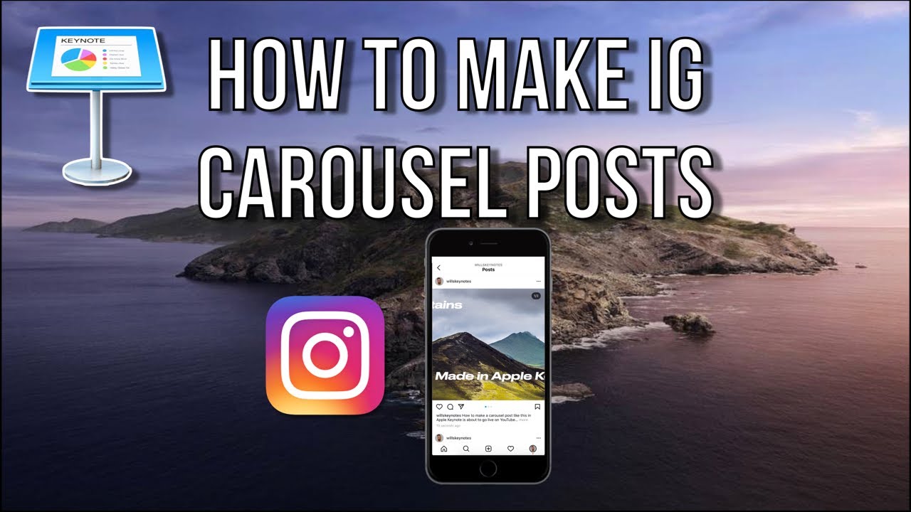 How To Make Instagram Carousel Posts in Apple Keynote