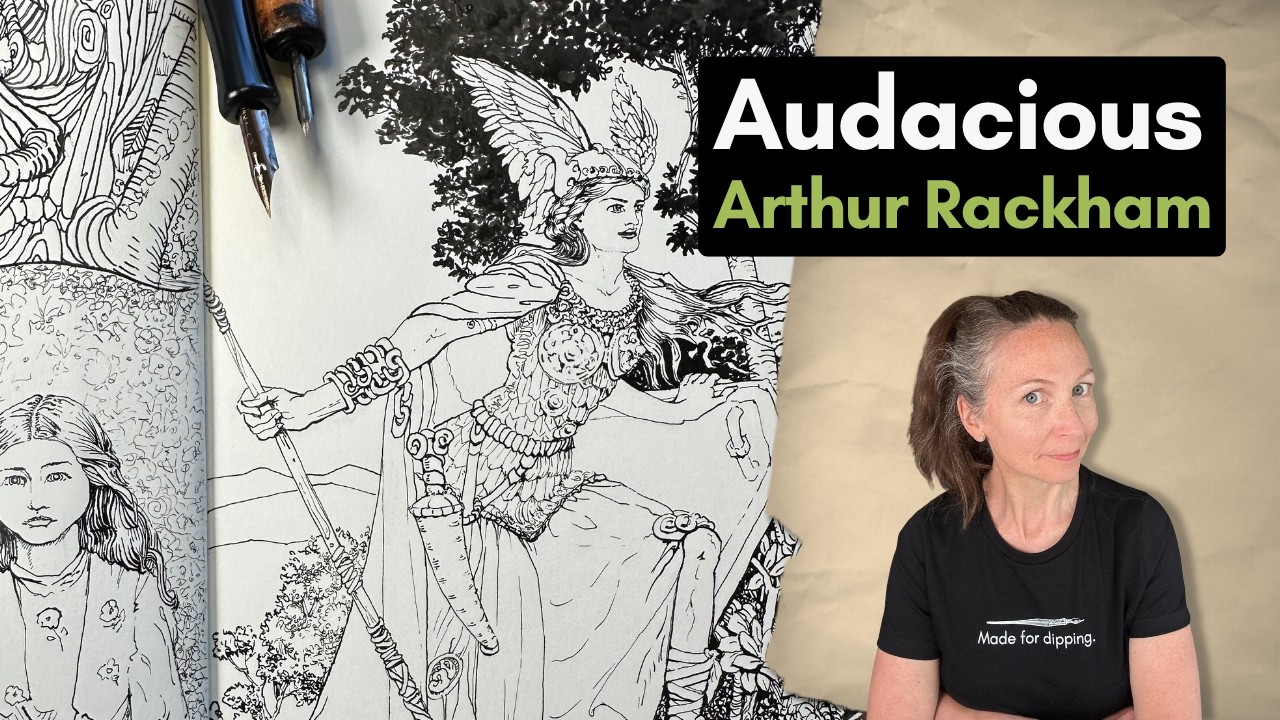 Arthur Rackham Techniques | Master Study in Pen and Ink
